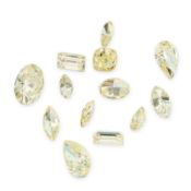 NO RESERVE - A COLLECTION OF UNMOUNTED DIAMONDS various cuts, all totalling 1.80 carats.